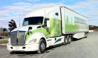 Truck fleet for collecting, processing and recycling used beverage containers