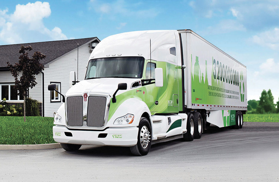New Fleet of Trucks for collecting and recycling empty beverage containers