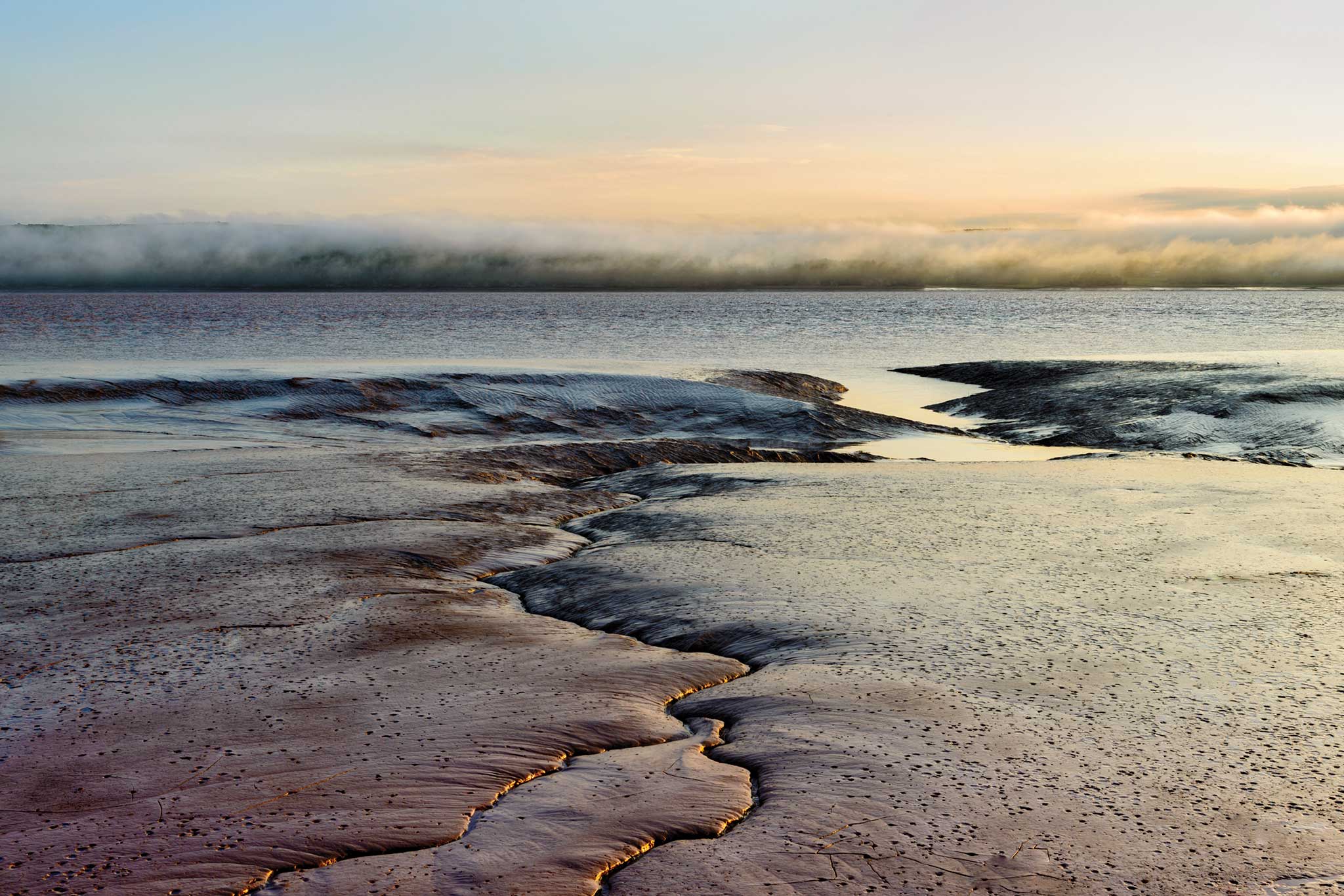Petitcodiac River at low tide - photo by Charles LeGresley