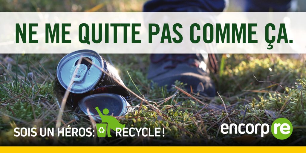 Communiqué de presse: « Sois un héros : recycle! » - Une campagne provinciale vise à réduire les déchets dans les lieux publics extérieurs.